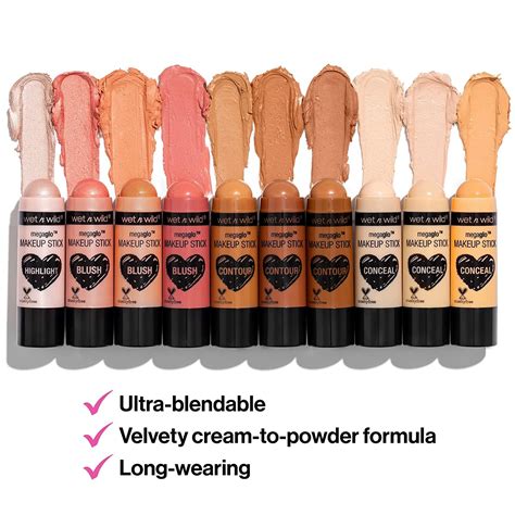 megaglo makeup stick wet n wild|wet n wild concealer shades.